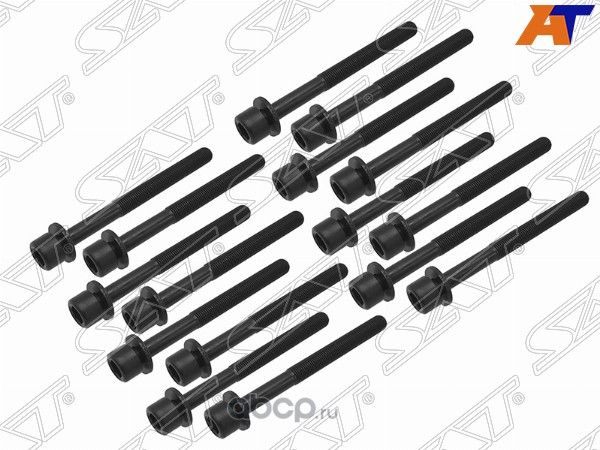 Болт ГБЦ (комплект) NISSAN VQ20DE/VQ35DE/VQ30DE/VQ40DE SAT ST-117-0054 SAT. Артикул ST-117-0054