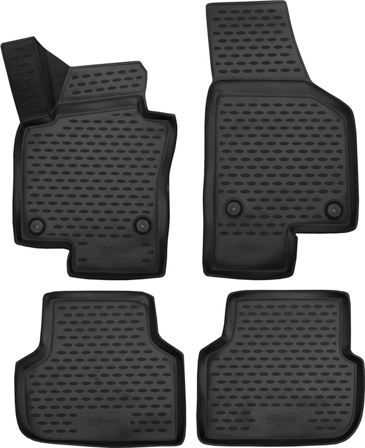 Коврики Format 3D c повышенной износостойкостью для салона Volkswagen Jetta VI 2010-2015. Артикул FORMAT.3D.51.35.210kh