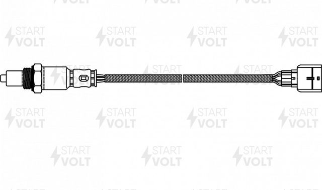 Лямбда-зонд (кислородный датчик) StartVOLT для Renault Arkana I 2019-2026. Артикул VS-OS 0923