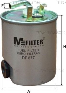 Топливный фильтр MFilter для Mercedes-Benz Sprinter 904 2000-2006. Артикул DF 677