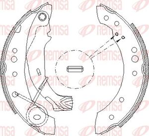 Тормозные колодки Remsa задние для Citroen C3 II 2009-2016. Артикул 4149.00