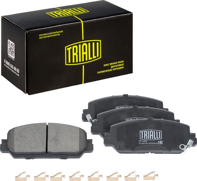 Тормозные колодки Trialli (Low-Metallic). Артикул PF 2300