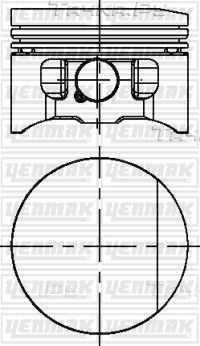 Поршень Yenmak для SEAT Leon I 1999-2006. Артикул 31-04336-050