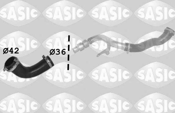 Патрубок интеркулера Sasic. Артикул 3336318