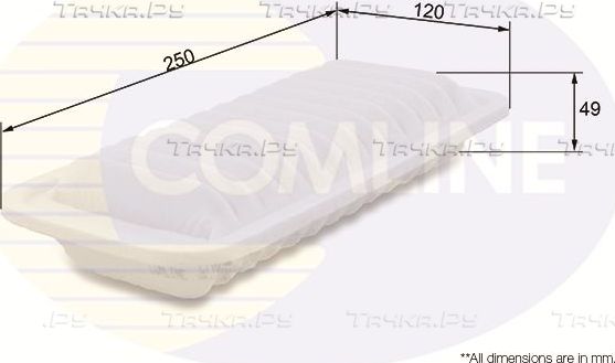 Воздушный фильтр Comline для Toyota Verso-S 2010-2016. Артикул CTY12035