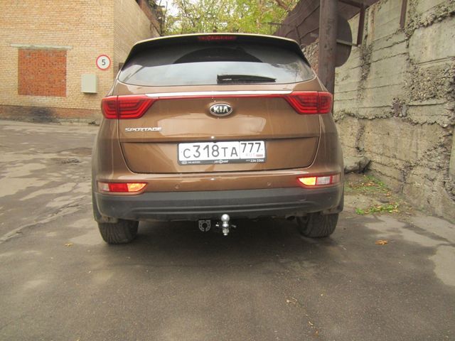Фаркоп Bizon для Kia Sportage IV до рестайлинга 2016-2018. Артикул FA 0994-E