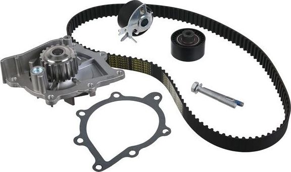 Помпа (водяной насос) с комплектом ремня ГРМ Zentparts для Citroen C6 2006-2012. Артикул Z37722