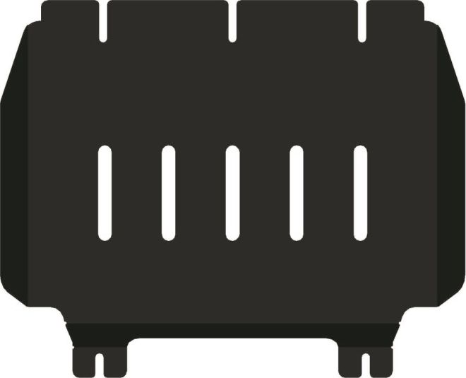 Защита алюминиевая Alfeco для КПП Hyundai H1 Grand Starex 2007-2026. Артикул ALF.10.35.3al