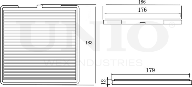 Фильтр салона (Unio). Артикул FLT-40093