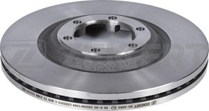 Тормозной диск Zekkert передний для Isuzu D-Max II 2012-2020. Артикул BS-5984