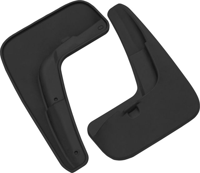 Брызговики Rezkon резиновые задняя пара для Mitsubishi Outlander III 2012-2022. Артикул 6024015190