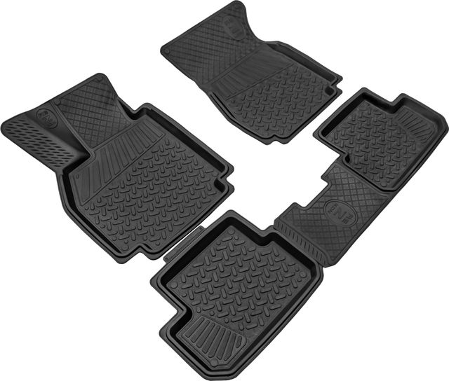 Коврики Rezkon резиновые для салона Renault Megane III 2009-2016. Артикул 1029020100