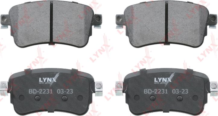 Тормозные колодки LYNXauto. Артикул BD-2231