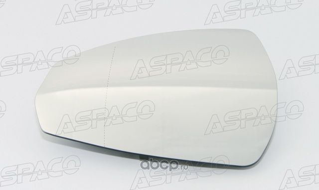 ЗЕРКАЛЬНЫЙ ЭЛЕМЕНТ ЛЕВОГО ЗЕРКАЛА ДВОЙНОЙ (L) AUDI A3 (12>) (Aspaco). Артикул AP7535E