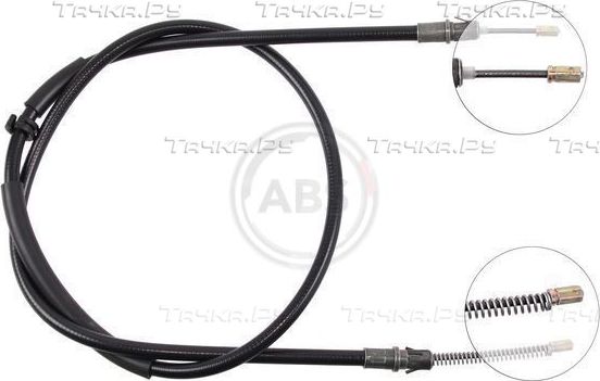Трос ручника (тросик ручного тормоза) ABS. Артикул K10745