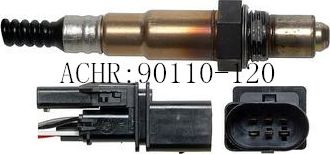 ЛЯМБДА-ЗОНД AUDI A4 1.8-2.0 95-08, A6 (4B2, 4B5) 1.8-2.0 97-05, SKODA (Achr). Артикул 90110120