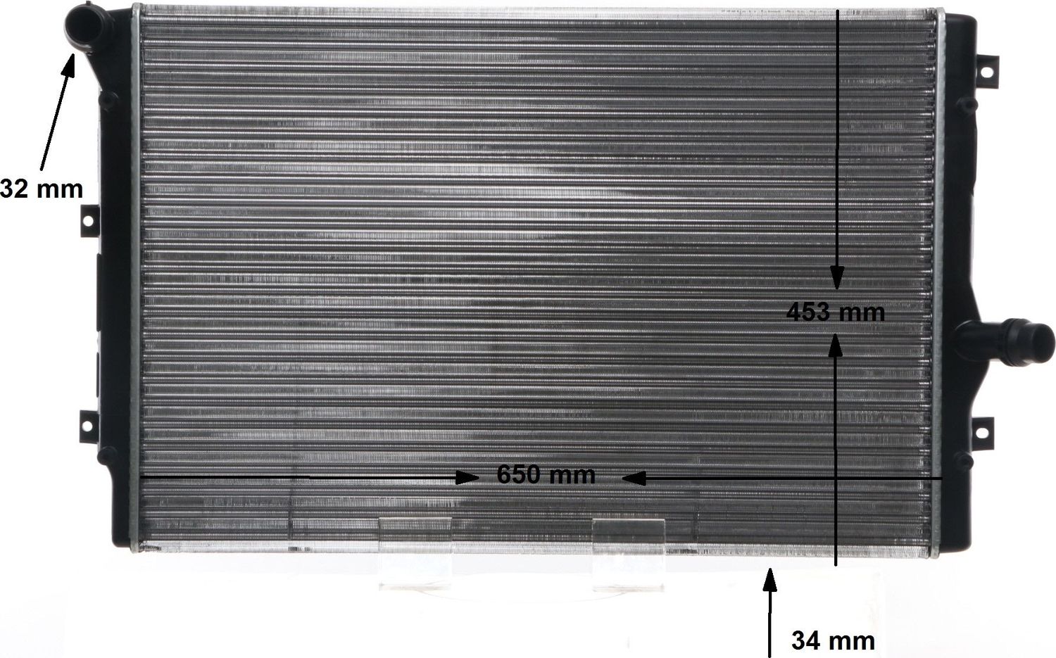 Радиатор охлаждения двигателя Mahle Behr. Артикул CR 1539 002S