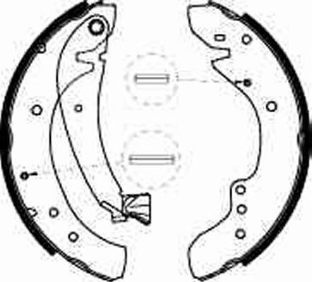 Тормозные колодки TRW. Артикул GS8545