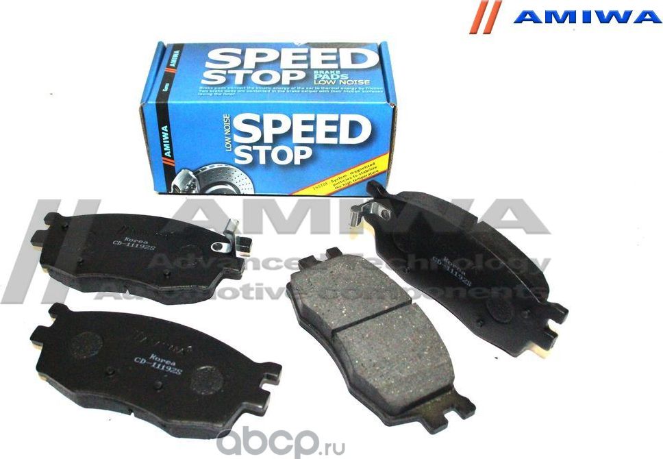 Колодки тормозные передние (Amiwa). Артикул CD11192S