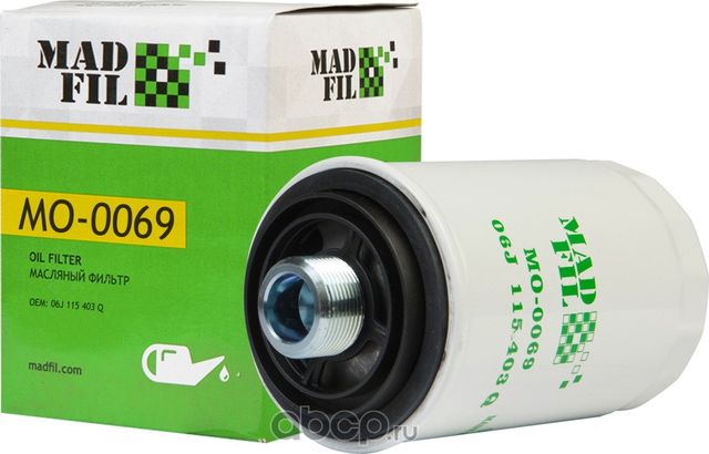 MO-0069 Фильтр масляный (06J 115 403Q) (Madfil). Артикул MO0069