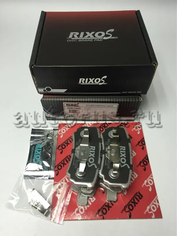 колодка тормозная дисковая (Rixos). Артикул MD6124MS