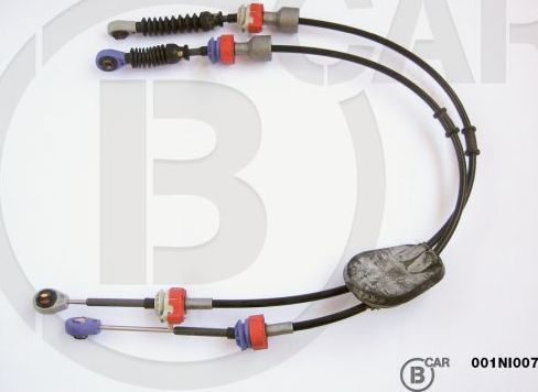 Трос переключения передач КПП B CAR для Nissan Qashqai I 2007-2013. Артикул 001NI007
