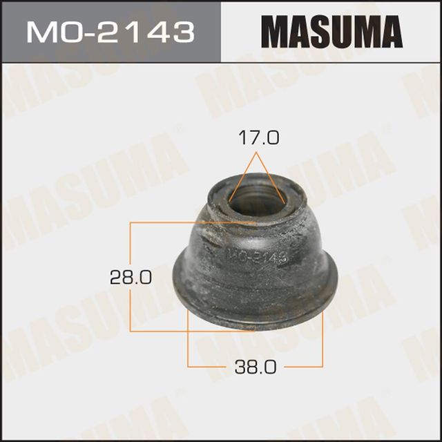 ШАРОВОЙ ПЫЛЬНИК MASUMA 17Х38Х28 МИНИМАЛ.ПАРТИЯ10Ш Masuma. Артикул MO-2143