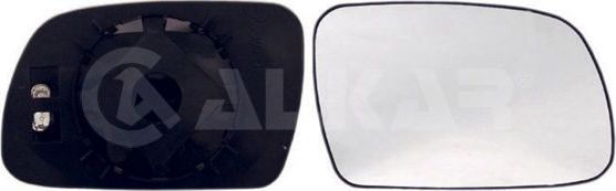 Зеркальное стекло бокового зеркала Alkar правое для Peugeot 307 I 2000-2009. Артикул 6432307