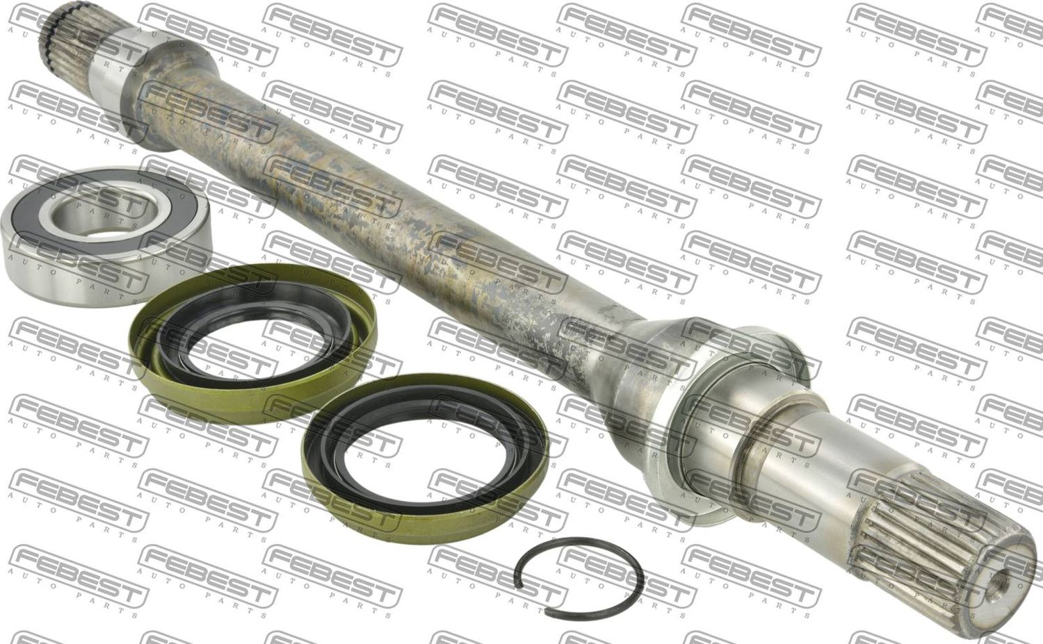 Полуось (привод в сборе, приводной вал) Febest. Артикул 2212-CLARRH