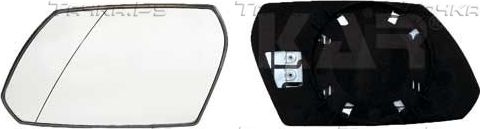 Зеркальное стекло бокового зеркала Alkar левое для Ford Mondeo III 2000-2007. Артикул 6423377