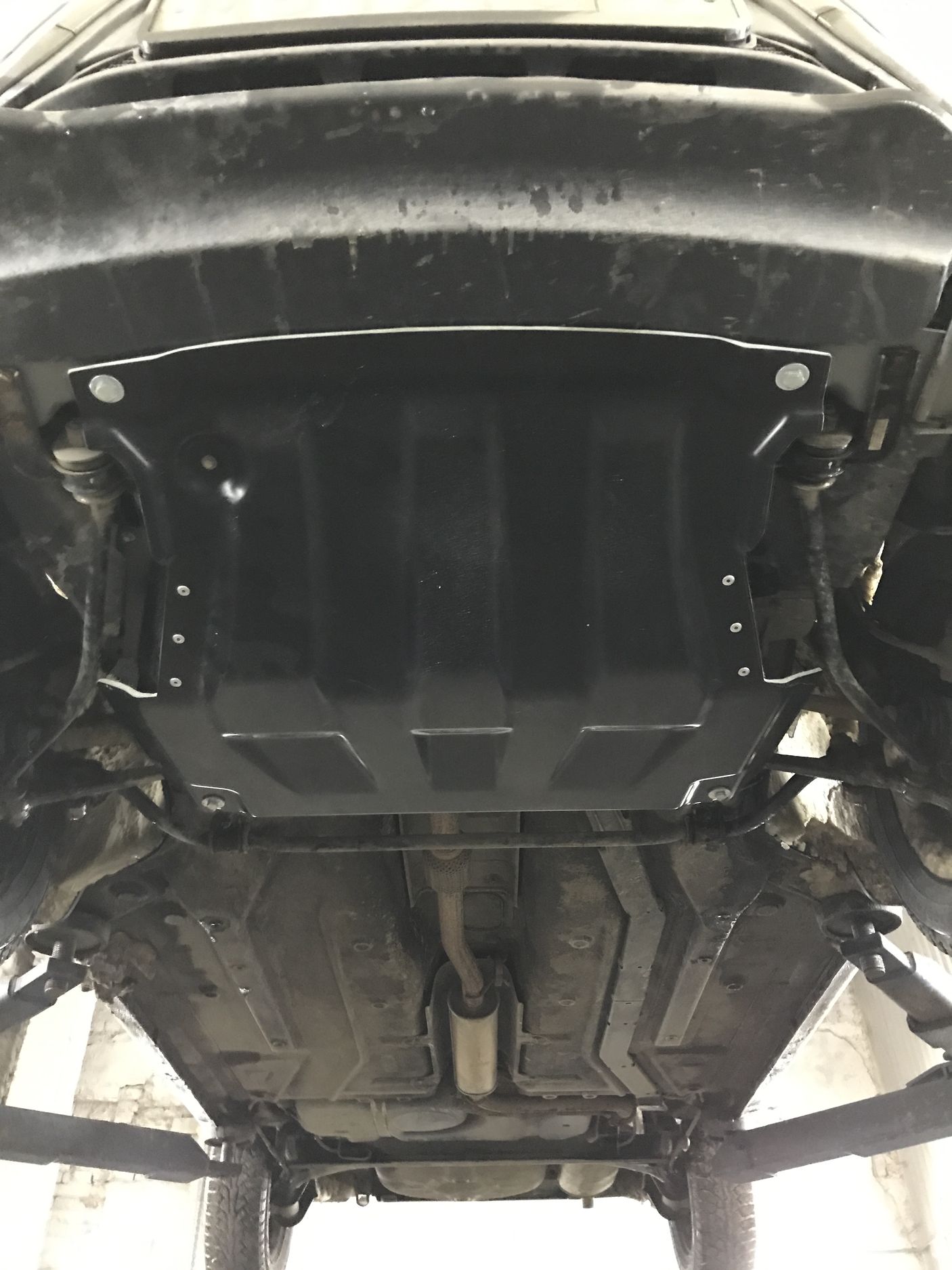 Защита композитная АВС-Дизайн для картера и КПП Lada Granta АКПП 2018-2026. Артикул 39.03K