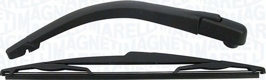 Поводок (рычаг) и щетка стеклоочистителя (дворника) Magneti Marelli. Артикул 000723180355