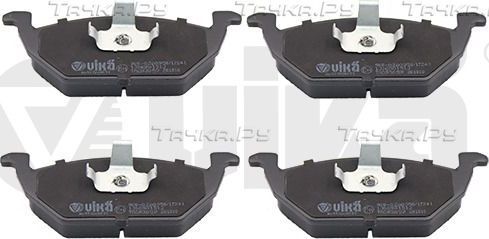 Тормозные колодки Vika передние для Audi S3 I (8L) 1999-2002. Артикул 66980008701