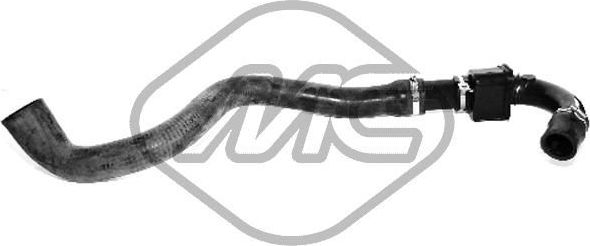 Патрубок системы охлаждения (радиатора) Metalcaucho для Dacia Logan I 2005-2012. Артикул 09501