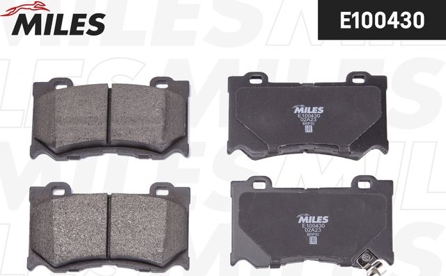 Тормозные колодки Miles (Semi-Metallic). Артикул E100430
