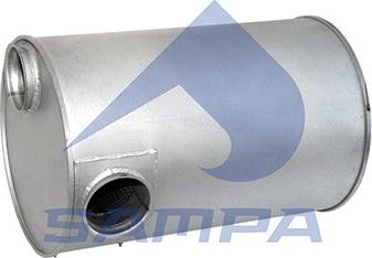 Глушитель (задняя часть) Sampa для Renault Magnum 1990-2013. Артикул 079.179