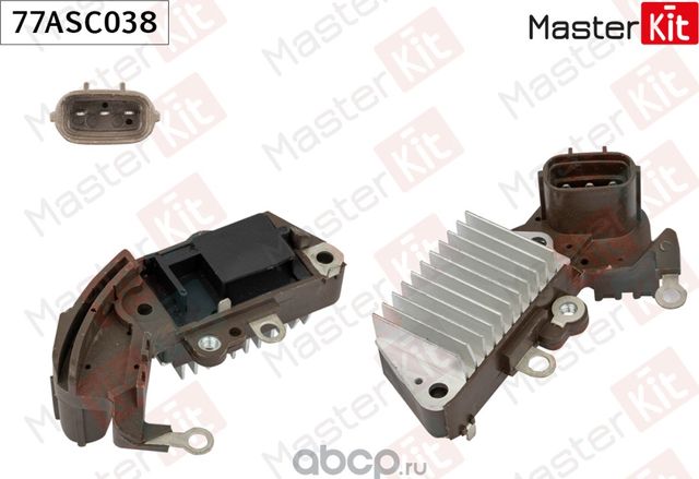 Регулятор напряжения генератора (Master KIT). Артикул 77ASC038