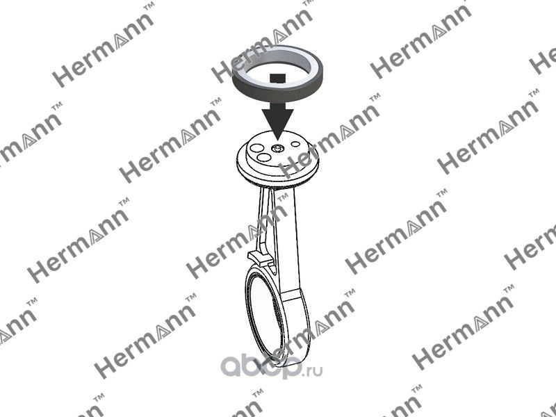 РЕМКОМПЛЕКТ ДЛЯ КОМПРЕССОРА ПНЕВМОПОДВЕСКИ WABCO (Hermann). Артикул HR2123200104