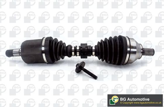 Полуось (привод в сборе, приводной вал) BGA передняя левая для Volvo C30 I 2006-2012. Артикул DS9717L