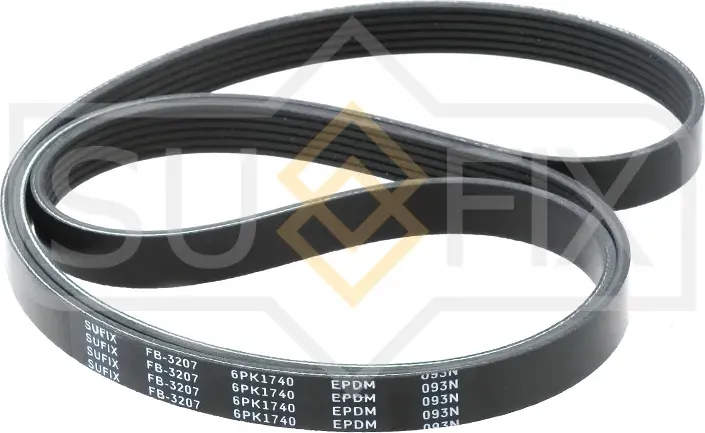 Ремень поликлиновый 6PK1740 (Sufix). Артикул FB-3207