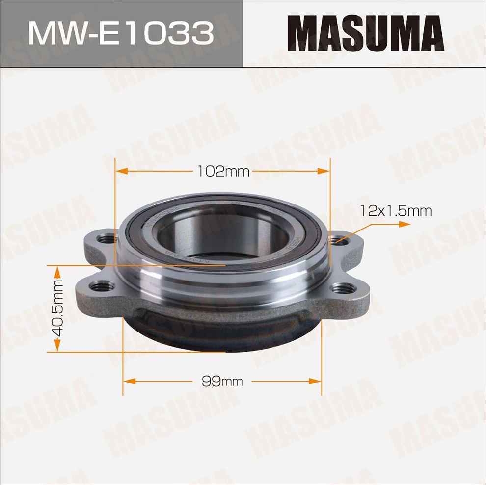 Ступичный узел MASUMA front AUDI. Артикул MWE1033