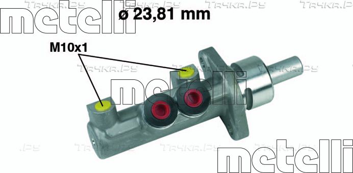 Тормозной цилиндр главный Metelli (Чугун) для Renault Megane I 1996-2003. Артикул 05-0412