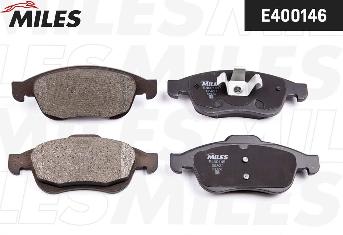 Тормозные колодки Miles (Low-Metallic). Артикул E400146