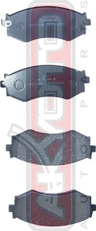 Тормозные колодки Akyoto Packing AKYOTO. Артикул AKD-1105