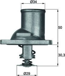 Термостат Mahle Behr для Opel Vectra A 1988-1995. Артикул TI 1 83