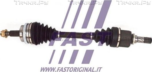 Полуось (привод в сборе, приводной вал) Fast левая для Renault Master II 2003-2010. Артикул FT27154