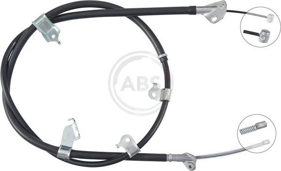 Трос ручника (тросик ручного тормоза) ABS. Артикул K17632