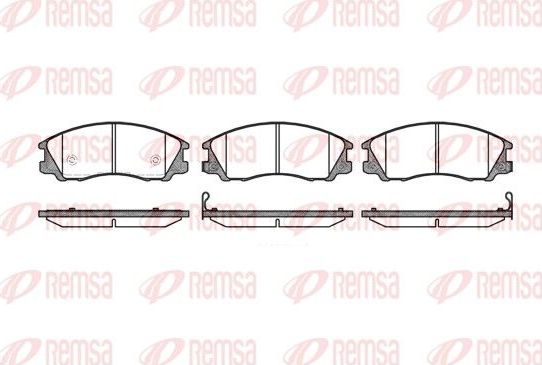 Тормозные колодки Remsa. Артикул 0771.32