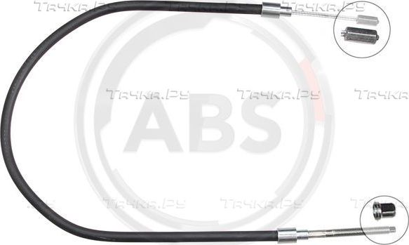 Трос ручника (тросик ручного тормоза) ABS. Артикул K10237