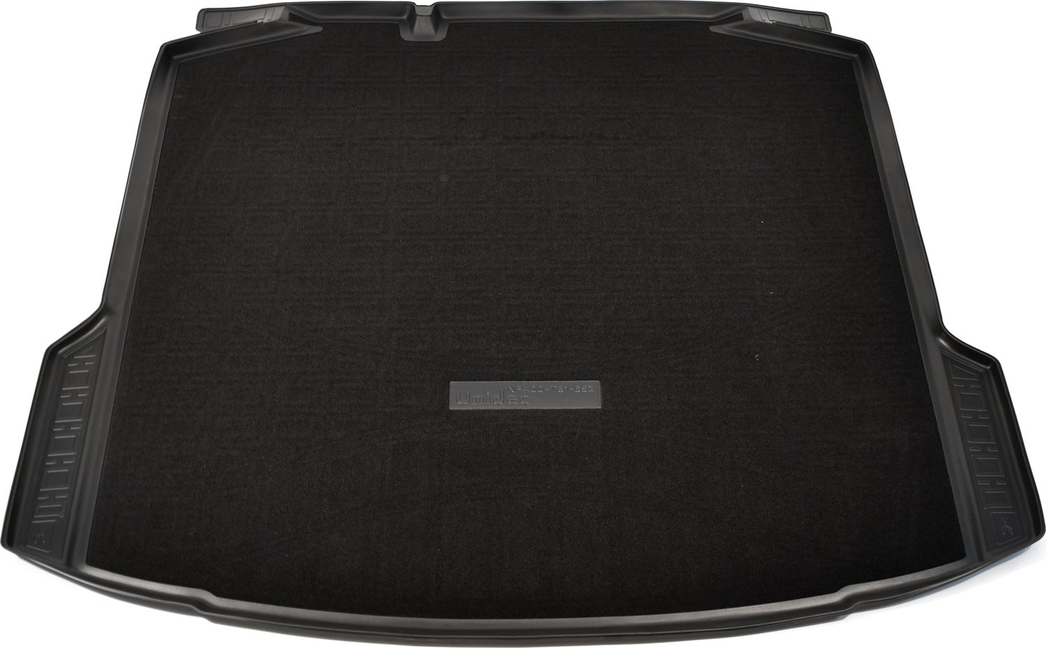 Коврик комбинированный Норпласт (без ушей) для багажника Skoda Rapid хэтчбек 2014-2020. Артикул NPA00-T81-652-CM